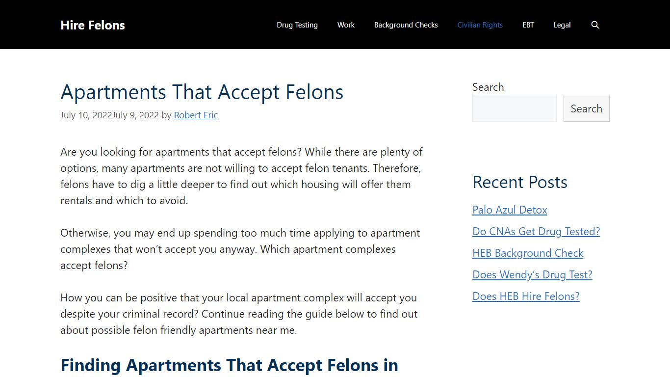 Apartments That Accept Felons Near Me 2022 – [Full List]